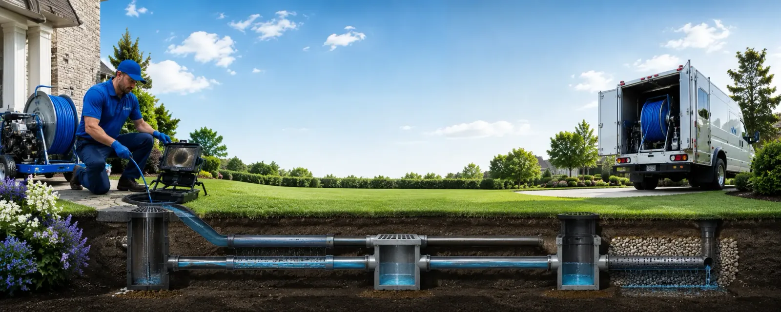 Outdoor drain cleaning information for Newport, VA